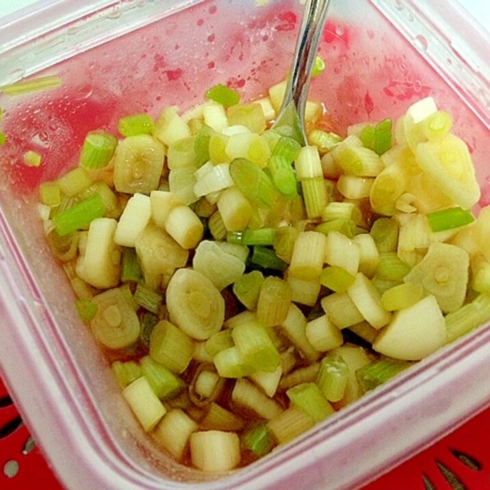 作りおきに便利♪エシャロット混ぜるだけ~